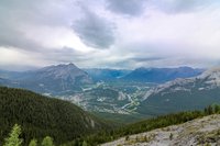 Uitzicht over Banff